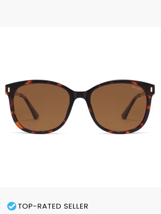 Classic Square Polarized Sunglasses Oversized Retro Trendy UV Protection